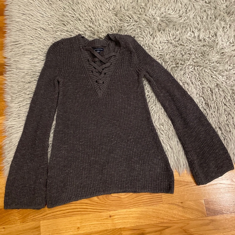American Eagle Crossover Sweater